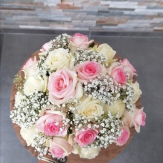 Bouquet de mariée rond