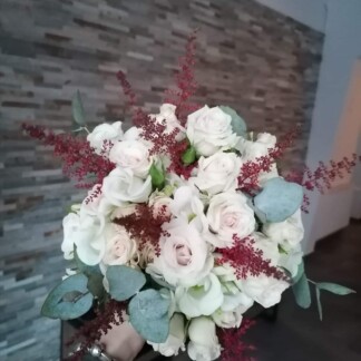 Bouquet de mariée rond